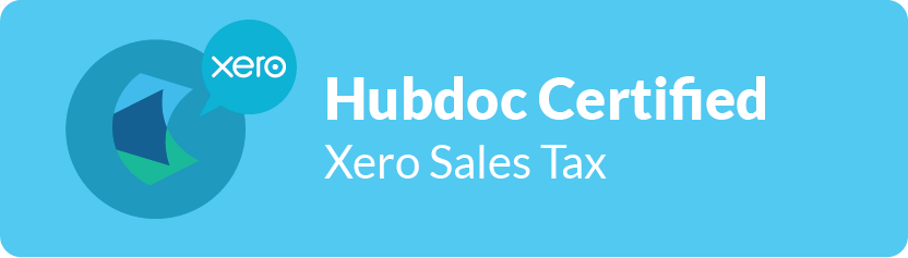 Hubdoc
Certified Xero Sales Tax